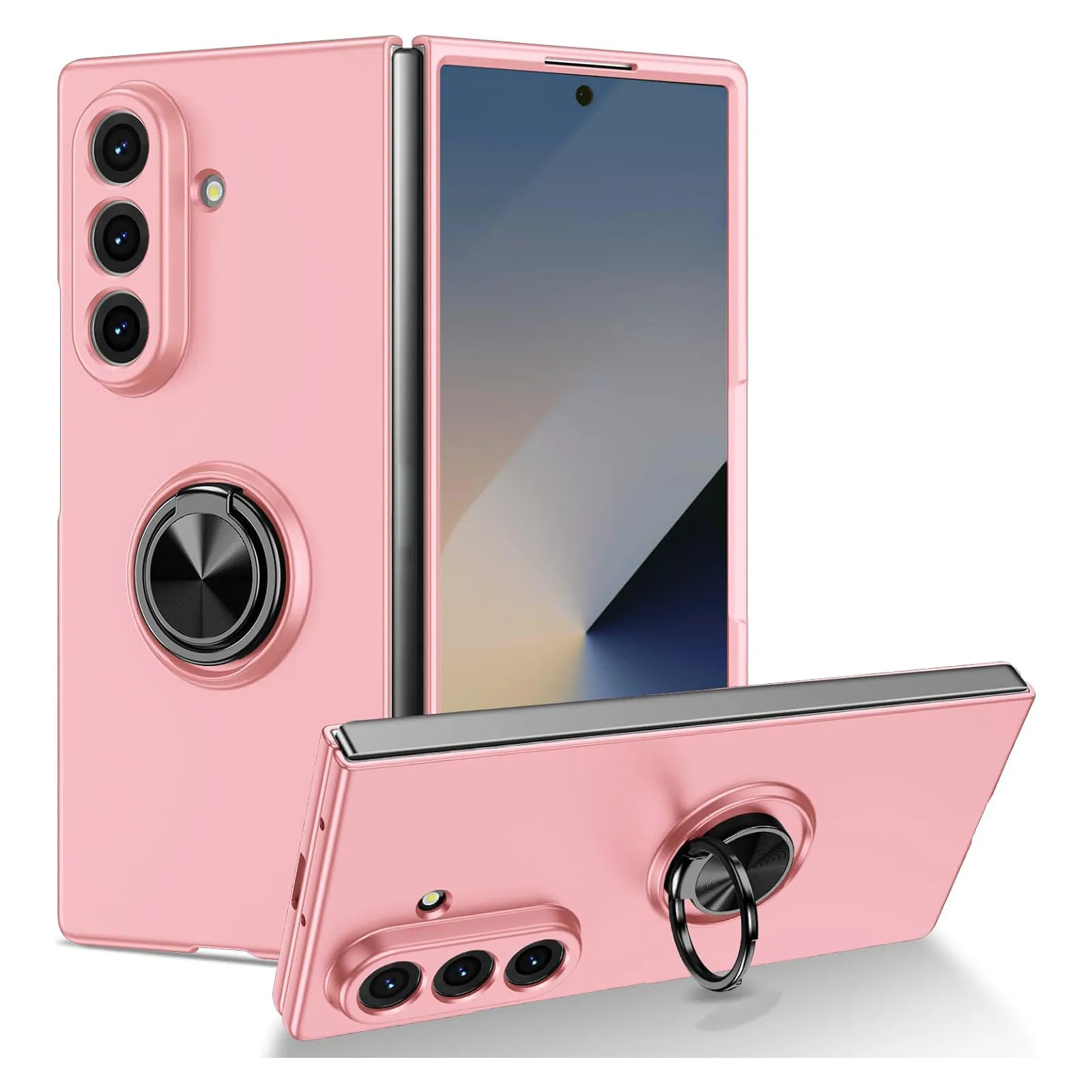 

Skin-Feel Case for Samsung Galaxy Z Fold 7 – Shockproof, Car Holder Compatible, Oily Spray Finish