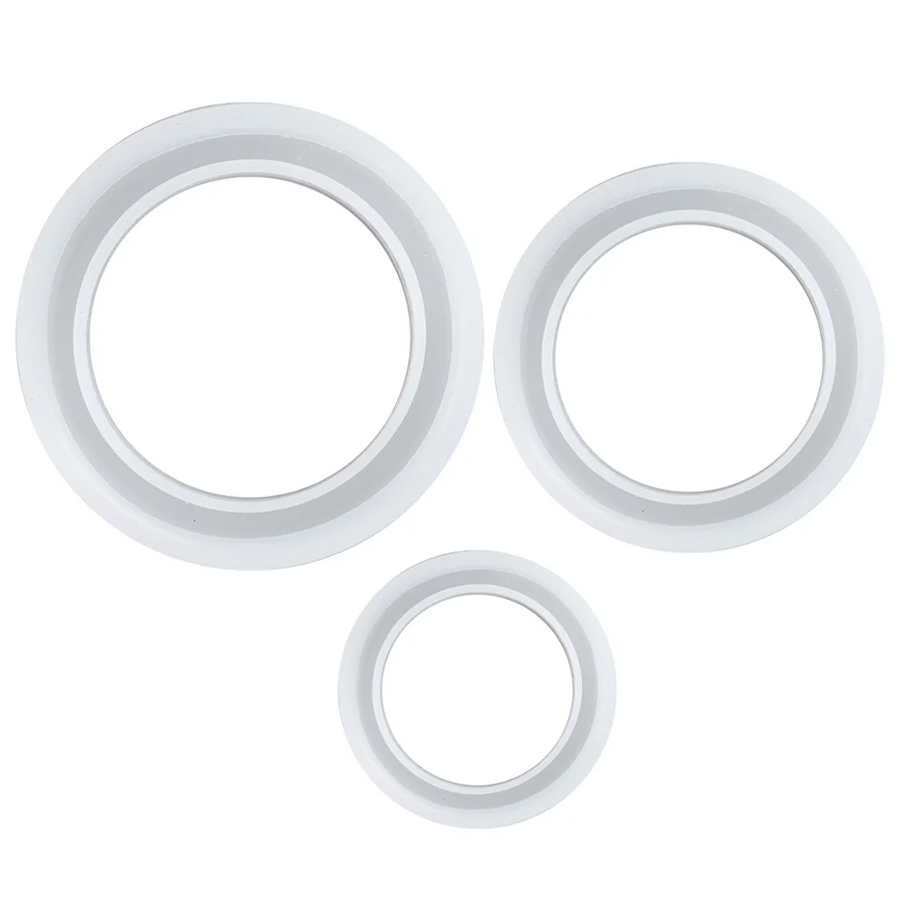 

3Pcs DIY Crystal Epoxy Silicone Bracelet Mold Bracelet Making Mold Lightweight Durable Silicone Bangle Molds Bangle Mould