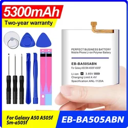 Eb-ba505abn Eb-ba505abu 5300mah Battery for Samsung Galaxy A50 A505f Sm-a505f A505fn/ds/gn A505w A30s A30+tools