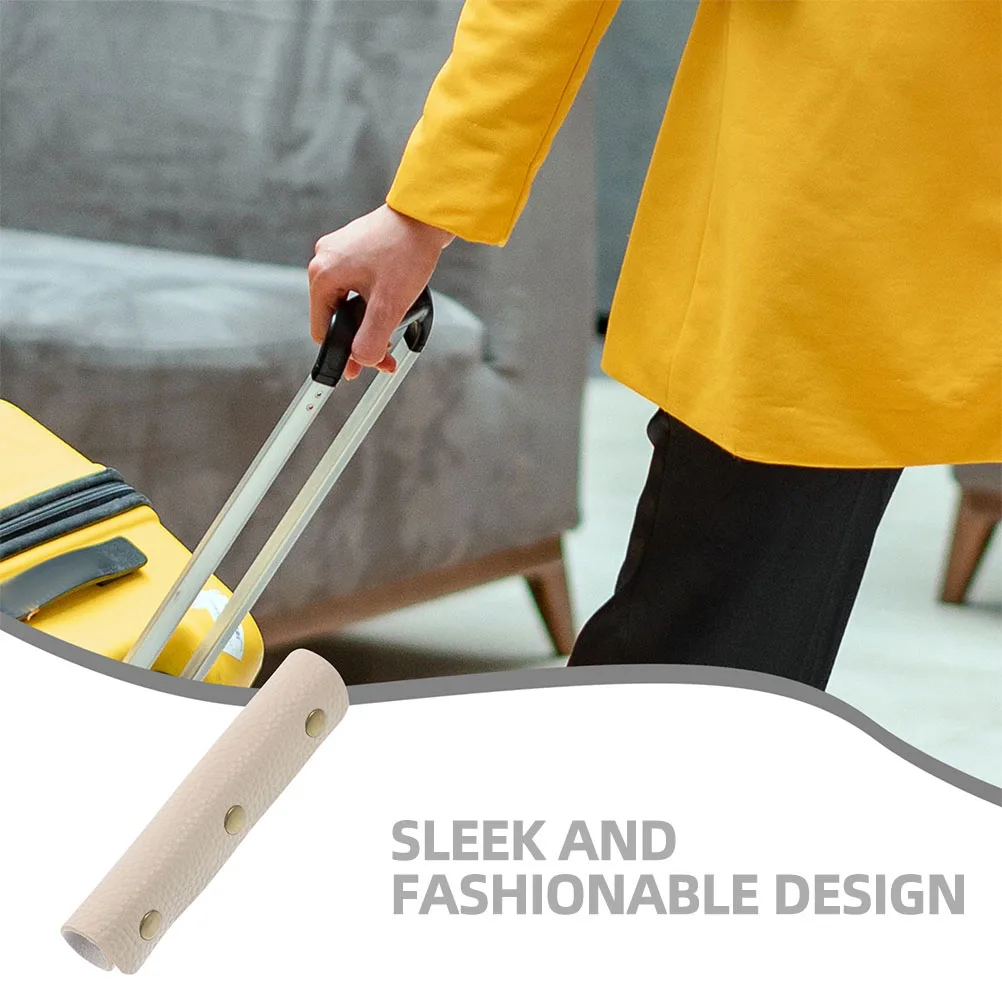 

2Pcs Handbag Handle Protector PU Wrap for Pressure Relief Travel Bag Luggage Suitcase Handle Cover Luggage Wrap Sleeves