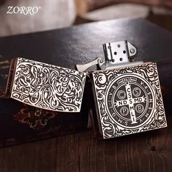 ZORRO 1:1 Limited Edition Oversized Kerosene Lighter Metal Personality Constantine Creative Heavy Armor Oversized Lighter Gift