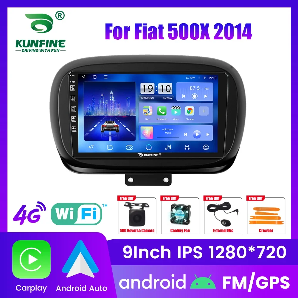 

Android Car Radio ForFiat 500X 2014 Car Stereo 2Din Octa Core GPS Navigation Player IPS Screen Carplay Android Auto
