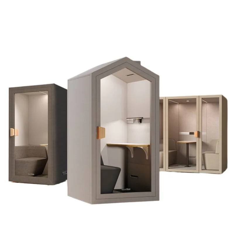 Office Silent Cabin, Home Learning, Commercial Removable Soundproof Room, Suitable for Recording Musical Instruments Phone Booth