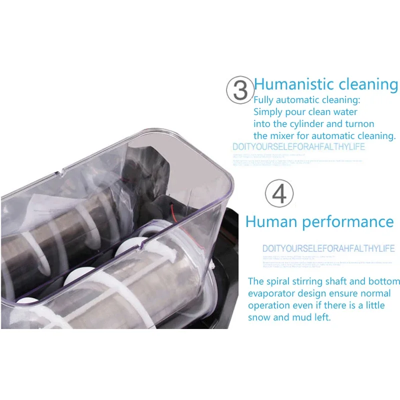 Snow Melting Machine Double Cylinder Slush Machine 5L Cylinder Smoothie Pellet Automatic Shaved Ice Beverage Cold Drink Machine