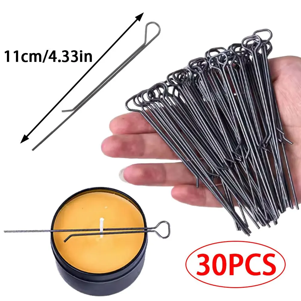 Candle wick locator, smooth iron candle wick clip, used as a positioning tool for handmade candle making