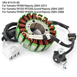 Motorcycle Generator Stator Coil For Yamaha YP400 Majesty YP 400 YP250 YP250G YP400G Grand Majesty YP 250 250G 5RU-81410-00