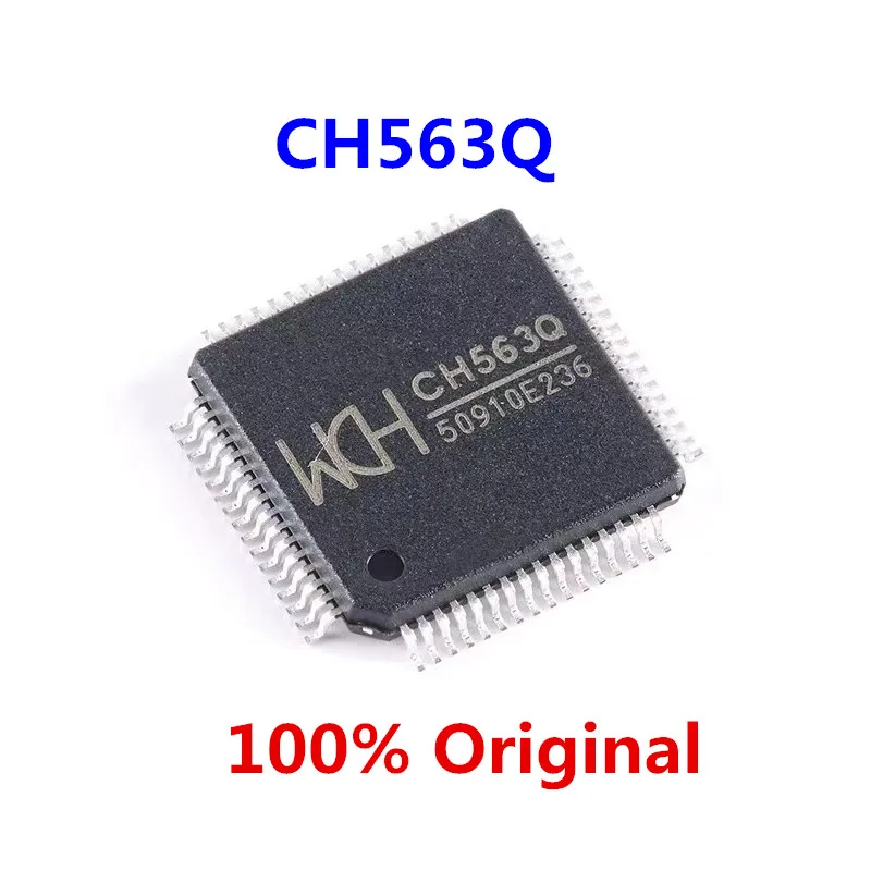 1Pcs 100% New Original CH9121 CH395Q CH563Q LQFP-64 CH9120 QFN-28 CH563L LQFP-128