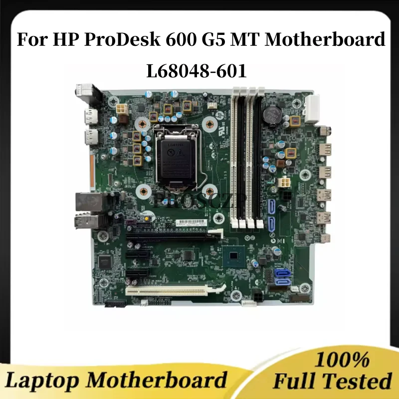 

L68048-601 используется для материнской платы HP ProDesk 600 G5 MT L68048-001 L49700-001 L63910-001 LGA1151 9-й слот памяти DDR4 100% тестирование