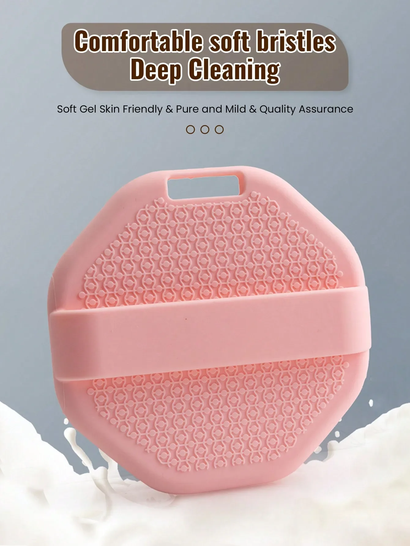 Back Rub Bath Brush Unisex Massage Bath Towel Soft Hair Silicone Bath Scrub Scrub Scrub Scrub Clay Exfoliator