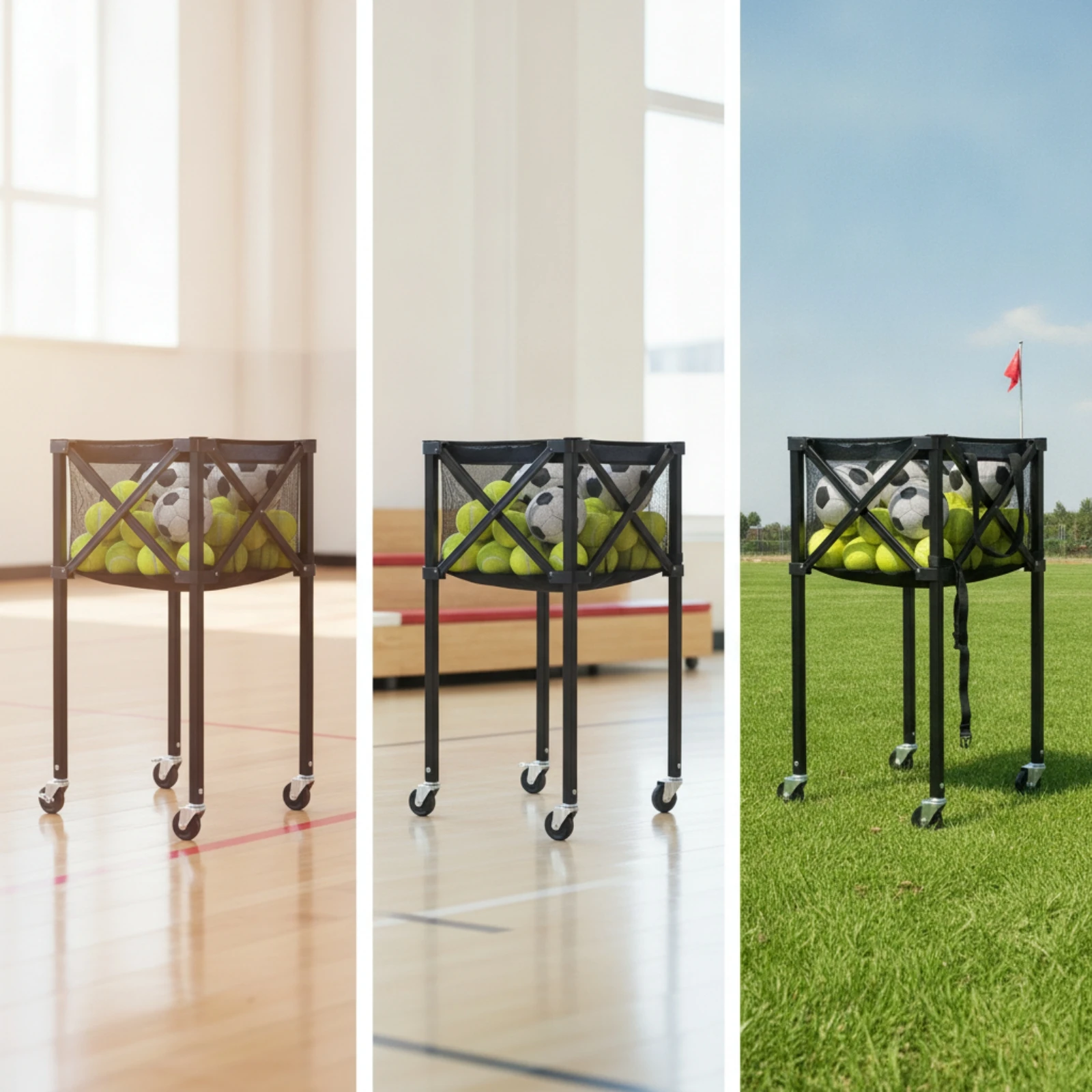 chariot-a-balles-de-tennis-portable-avec-roues-panier-a-balles-de-tennis-360-°-support-rotatif-robuste-pour-entraineurs-seances-d'entrainement