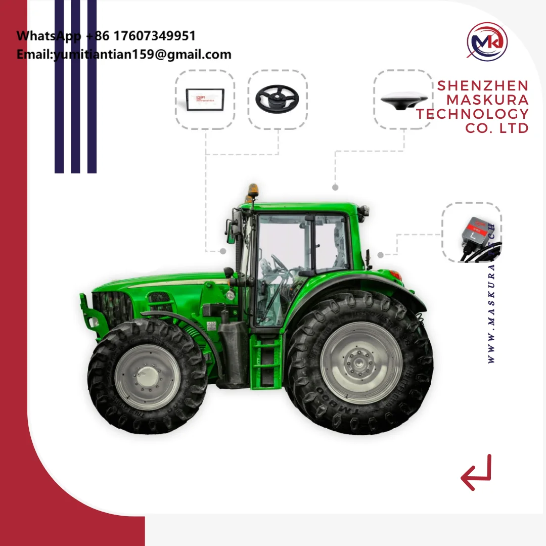 Reliable Precision Auto-Steer GPS Agriculture System for Smart Farming Equipment
