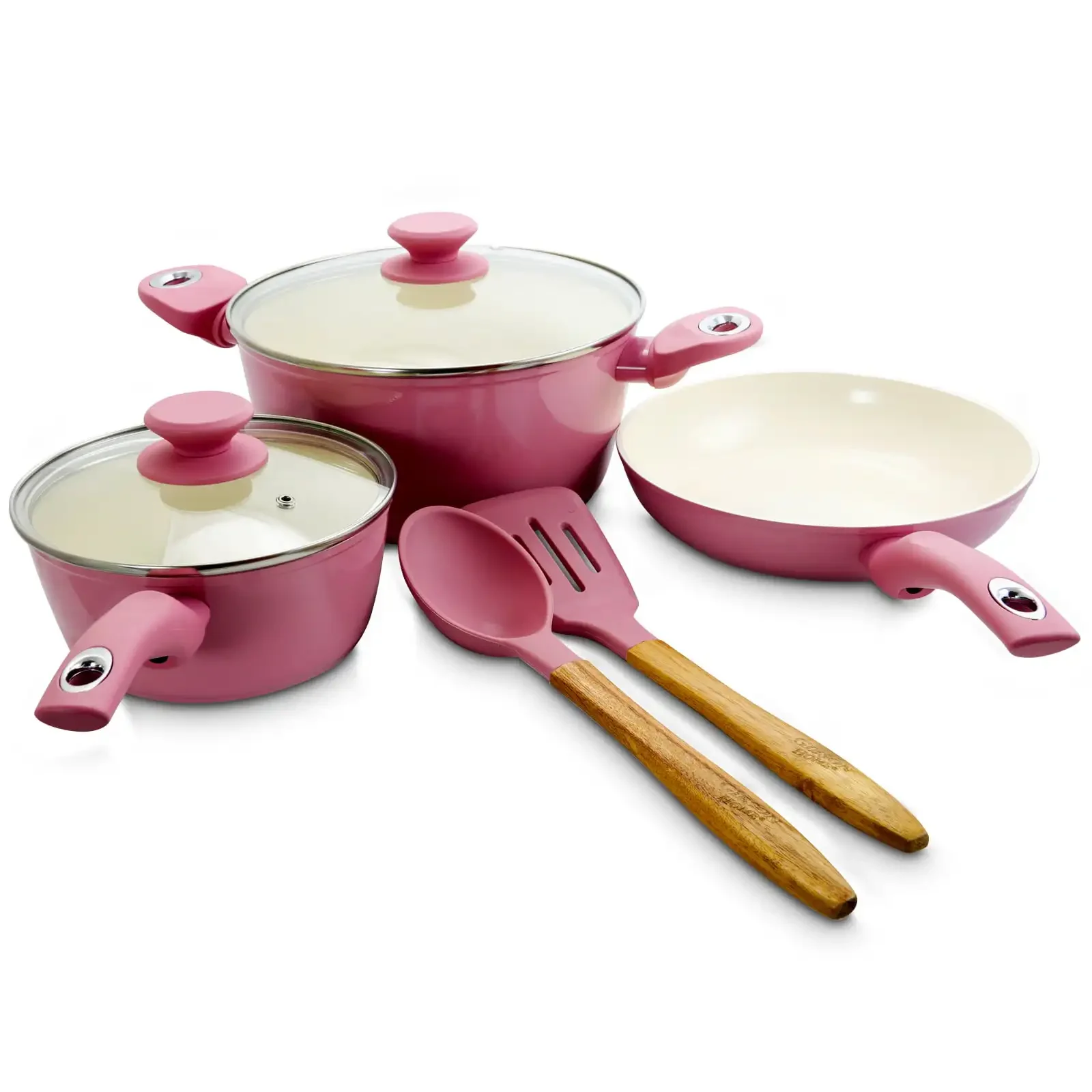 

Market Square 7 Piece Non-stick Enameled Essential Cookware and Cooking Utensil Set