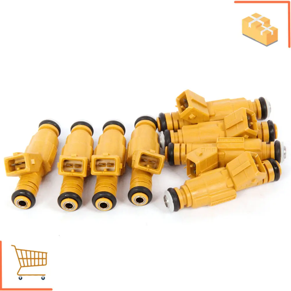 

For For Ford Mustang GT 5.0 LX Fuel Injectors 0280155746 195cc 19lbs 1986-1995 8PCS