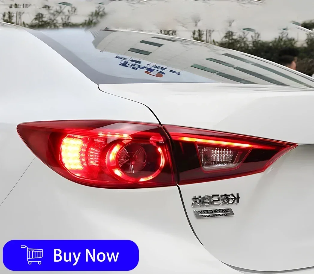 

For Mazda 3 Axela 2014-2018 Car Taillights Assembly Upgrade LED Auto Rear Back Highlight Flashing Taillight Accessories