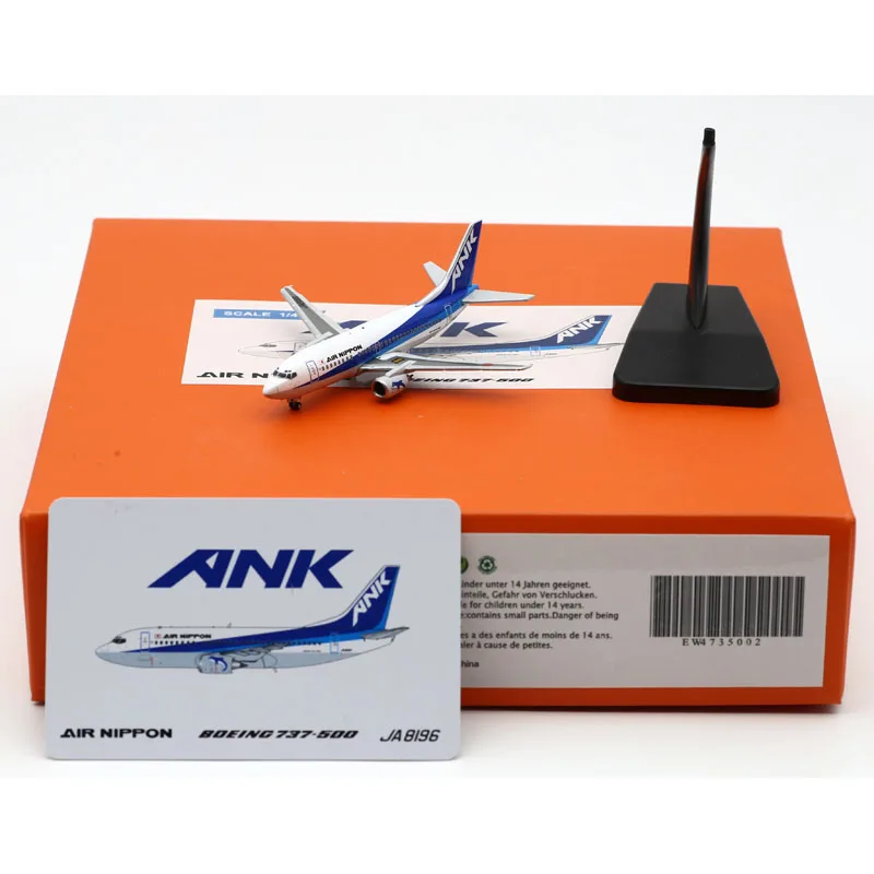 

EW4735002 Alloy Collectible Plane Gift JC Wings 1:400 ANA Air Nippon Boeing B737-500 Diecast Aircraft Jet Model JA8196