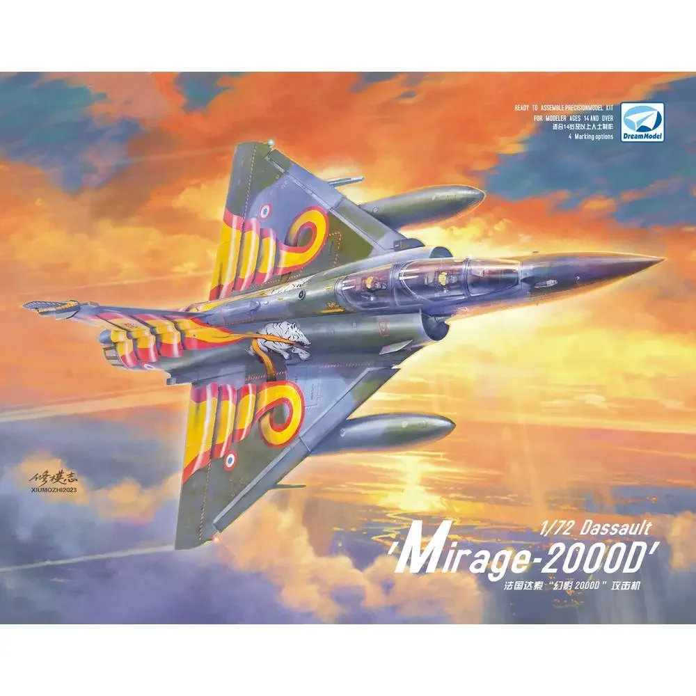 Dream Model DM720022 1/72 Dassault Mirage-2000D - Assemble Scale Model Kit