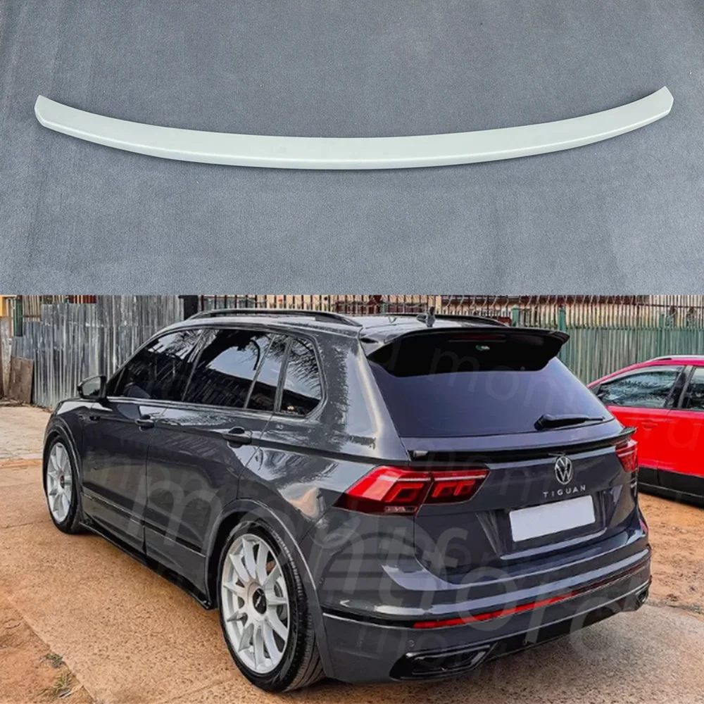 

For Volkswagen VW Tiguan MK2 2017-2023 Wing Styling Exterior Accessories Part Kits Tuning Black Rear Middle Trunk Spoiler