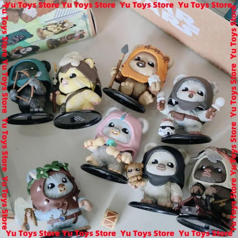 

In Stock Star Wars Ewok Man Cosbi Mini Blind Box Trendy Toys Q-Version Doll Collect Model Figures Mystery Box Surprise Gift