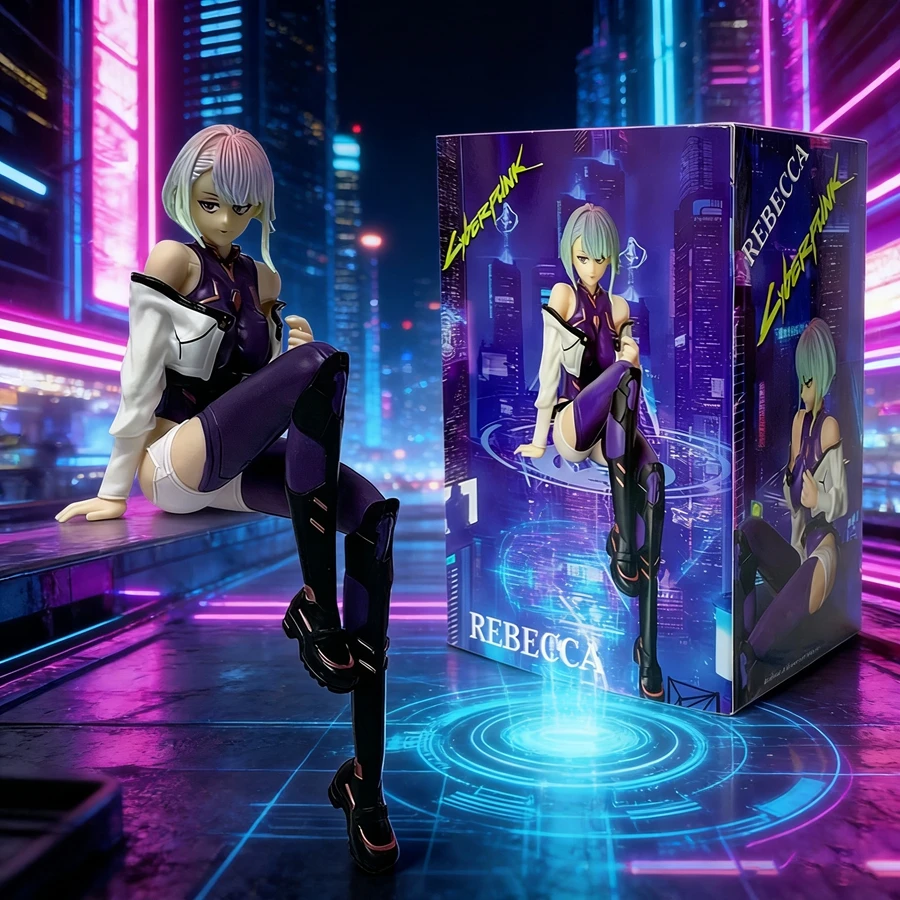 17cm cyberpunk edgerunners anime figura super hacker lucy figura de ação homem de rua david estatueta pvc adulto coleção modelo brinquedo