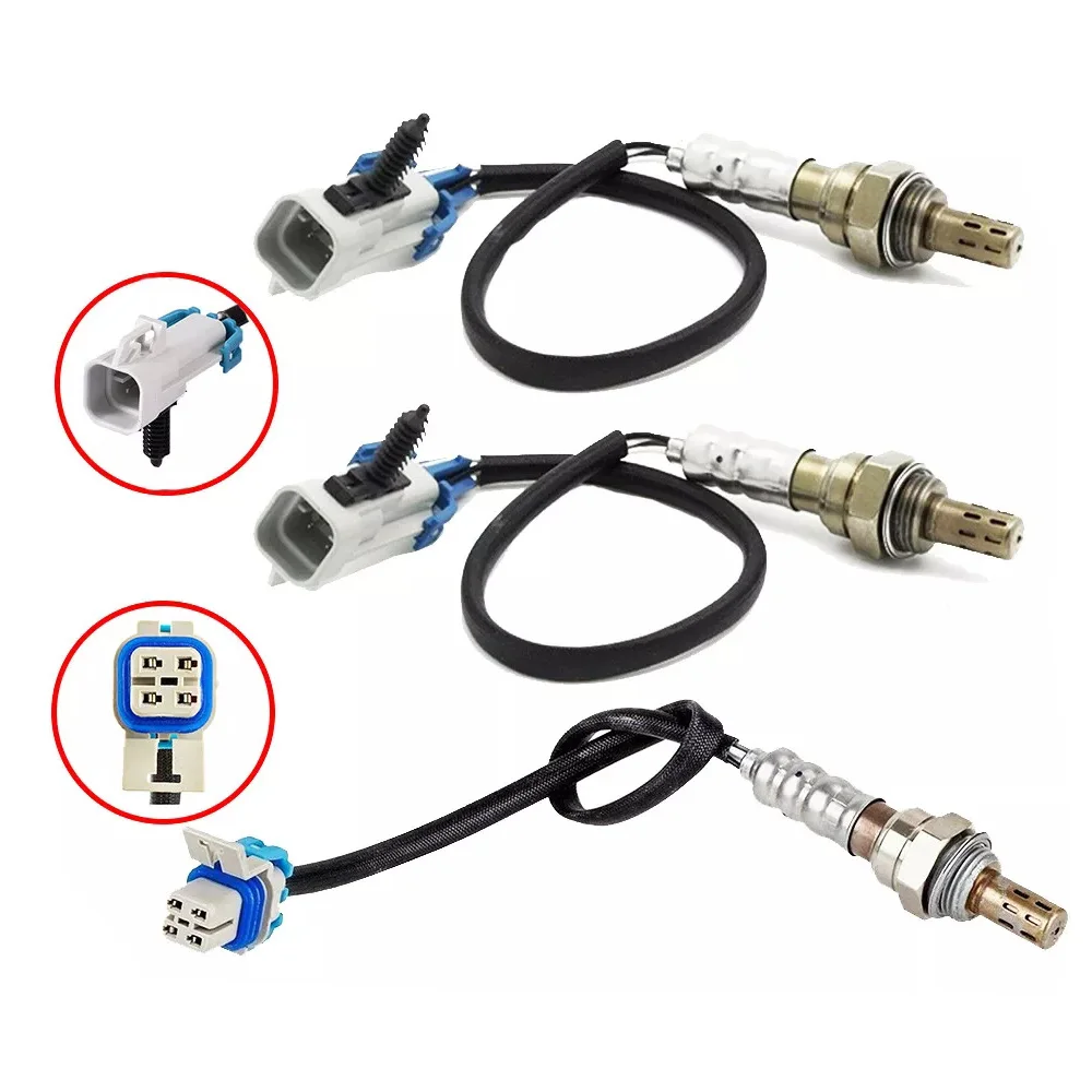 3Pcs Oxygen Sensor for 2000 2001 2002 Chevrolet Astro GMC Safari 4.3L Upstream Downstream O2 Lambda 234-4647 234-4650 Auto Parts