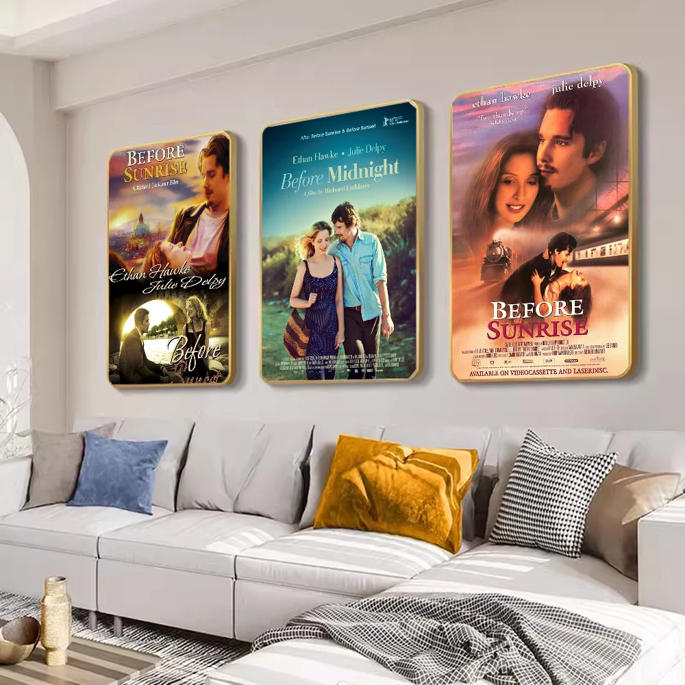 بيلا قبل شروق الشمس قبل غروب الشمس ملصقات الفيلم ، الكلاسيكية عالية الجودة جدار الفن ، ملصقات الرجعية للمنزل ، ديكور الغرفة #6