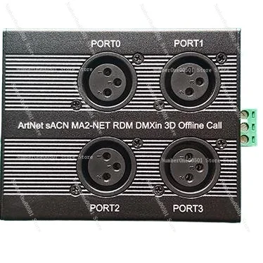 

MA3 MA2 Compatible DMX Controller 4-Port ArtNet sACN RDM Offline Standalone with 30 Software Presets