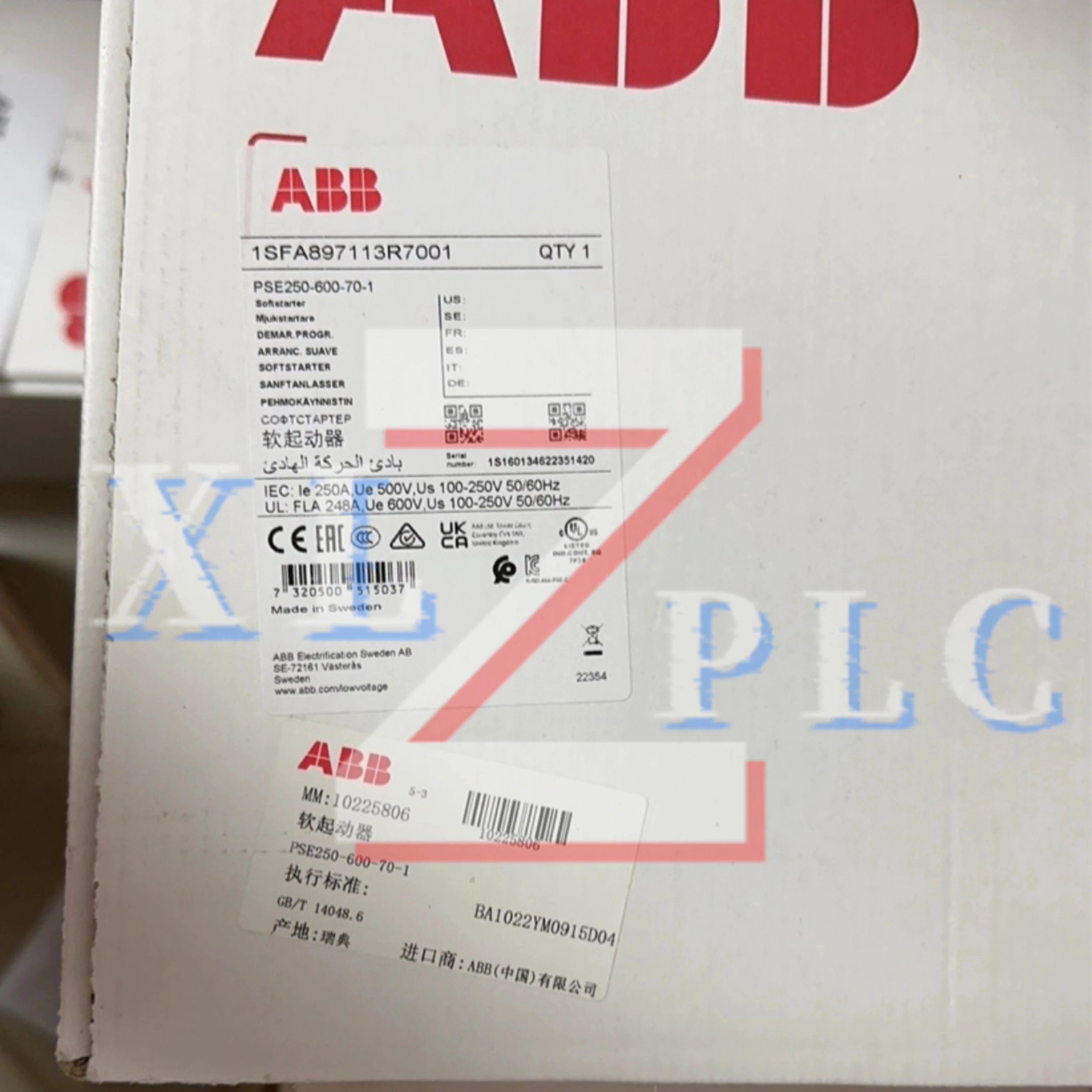 

Софт стартер новый в наличии PSE210-600-70-1 110 кВт PSE250-600-70-1 132 кВт PSE300-600-70-1 160 кВт PSE370-600-70-1 200 кВт