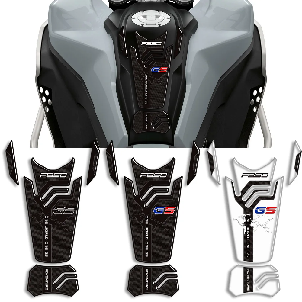 

Tank Pad Grips Stickers Protection Gas Fuel Oil Kit Knee ADV Adventure 2019-2023 For BMW F850GS F 850 GS GSA F850