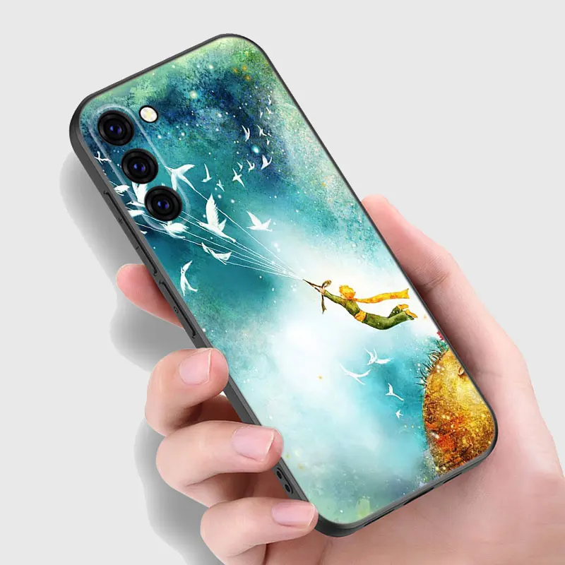 Little Prince And Fox Phone Case For Samsung A13 A22 A24 A32 4G A25 A34 A35 A52S A53 A54 A55 A73 5G A12 A14 A15 A23 A31 A33 A50