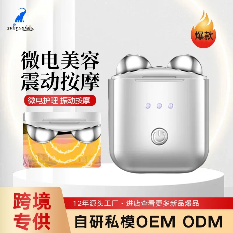 Home Facial Microcurrent Nasolabial Folds Lifting and Firming Facial Introduction Massager