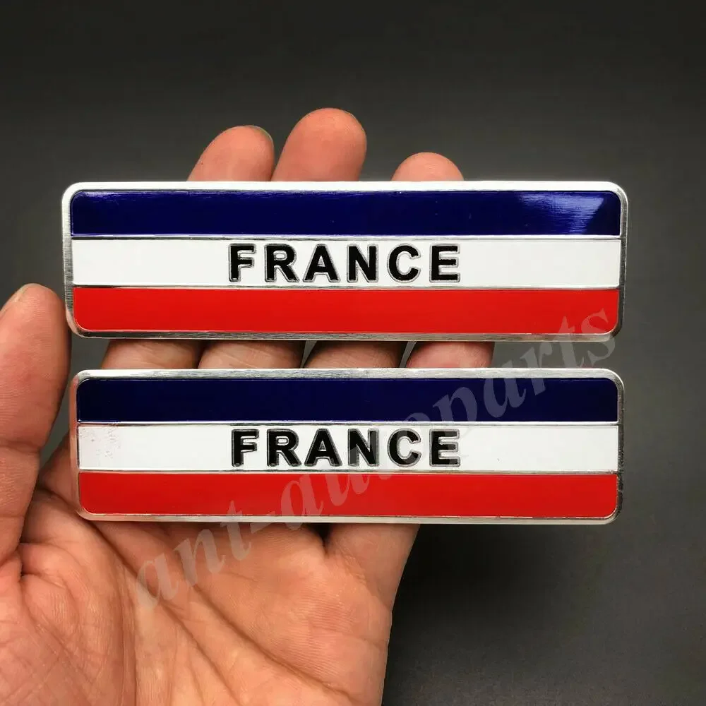 

2x металлический Франция французский флаг автомобильный эмблем значок мотоцикл наклейки наклейка обтекатель