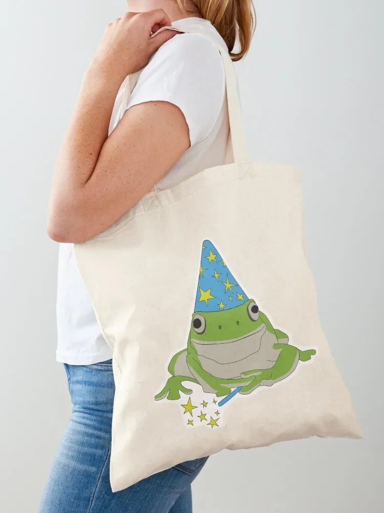 WIZARD FROGGY Tote Bag tote bag canvas shopper bags tote bags cloth bags Canvas Bag