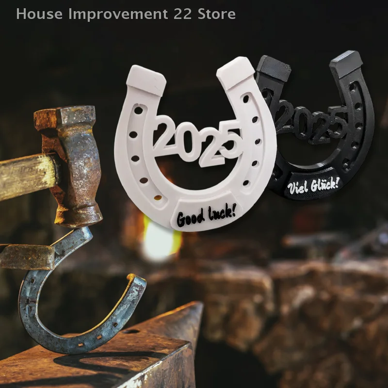 2025 สวัสดีปีใหม่เครื่องประดับ Creative Horseshoe Shape ตกแต่ง Western-แรงบันดาลใจตกแต่ง Holiday Party Supplies