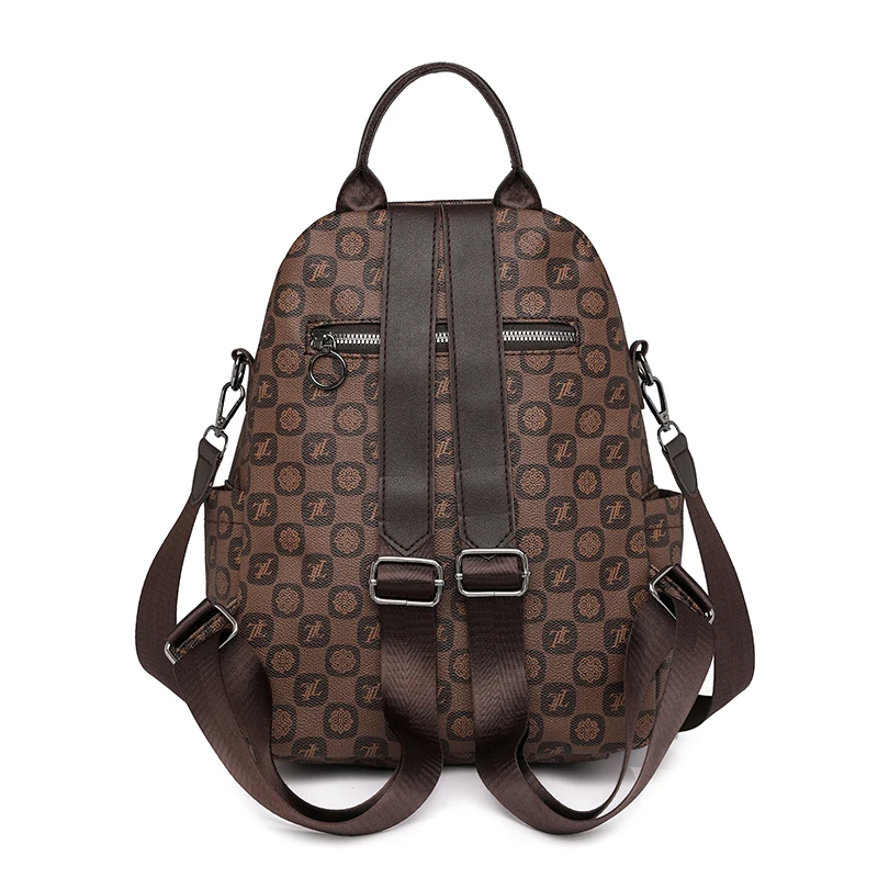 حقيبة ظهر كاجوال من الجلد الناعم من العلامة التجارية الأصلية للنساء حقائب ظهر عالية الجودة حقائب مدرسية للنساء في سن المراهقة