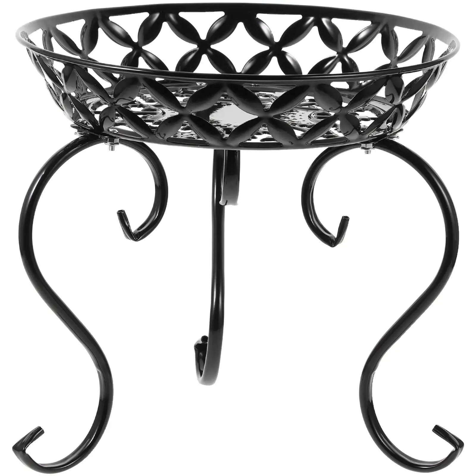 Flower Stand Garden Plant Pot Indoor Office Flowerpot Bracket Flower-pot Pedestals Iron Rack Pot