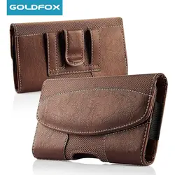 PU Leather Pouch Waist Bag Phone Holster Belt Clip Case Holder for iPhone 15 16 Pro Max for Samsung S24 S23 Ultra in 5.5-6.8
