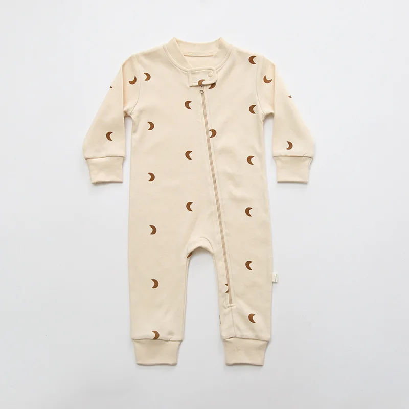 0-24M Newbron Kid baby Boys Girls Autumn Winter Clothes Zipper Cotton Romper Long Sleeve Fall Jumpsuit Cute Sweet Outfit