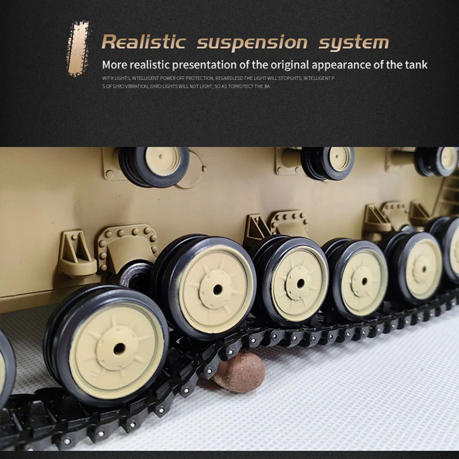 Радиоуправляемая модель танка Henglong 3859 1/16 7.0 Panzer IV F2 RTR с пластиковым корпусом, ИК-системой стрельбы, стальным редуктором и аккумулятором 1800 мАч