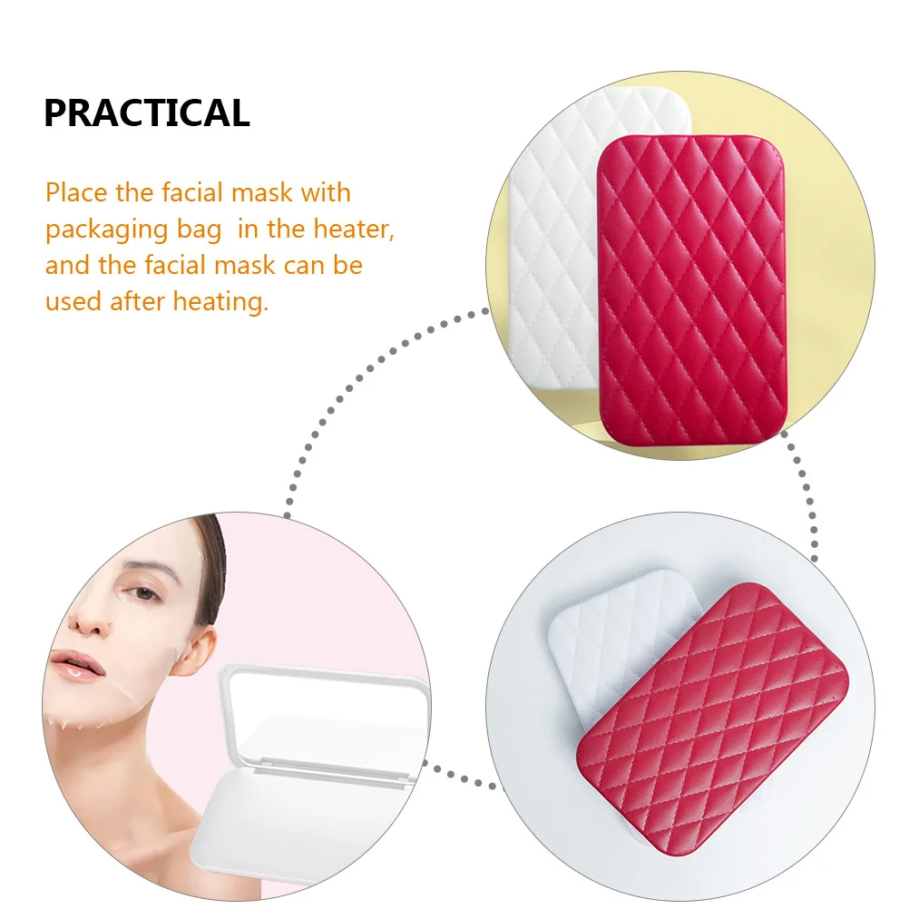 Facial Mask Heater Winter Skincare Device Portable Warm Therapy For Face Care Usb Heating Mirror Gift For Women