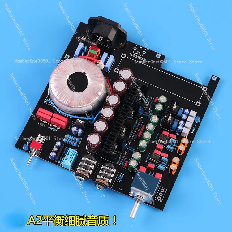 Delicate Sound Quality Reference Motor Power A2 Headphone Amplifier Kit Finished Board Powerful Headphone Amplifier