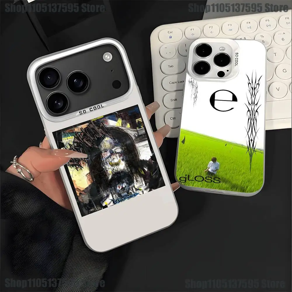 

Singer Bladee 333 Albums Phone Case For iPhone 17,16,15,14,13,12,11,Pro,XS,Max,Plus,Mini,SE4,E White Matte Shockproof Cover