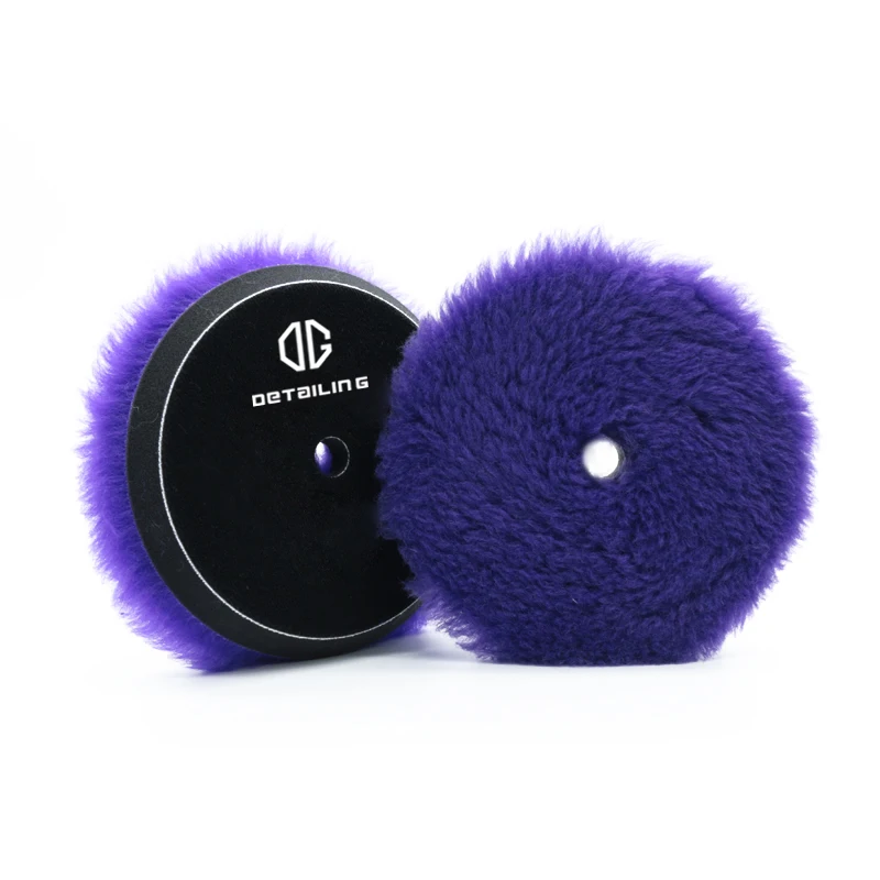 DETAILING Auto Polieren Pad Wolle Polieren Pads Wachsen Polieren Disc Reinigung Kratzer Entfernung Werkzeug 3/5/6 Zoll Selbst-Kleber – Detail 7