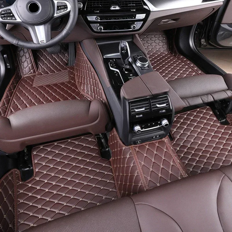 الجلود الاصطناعية التغطية الكاملة الحصير سيارة لنيسان باترول Y61 Y62 كويست 2011-2017 سيفيرو 2004-2006 اكسسوارات السيارات