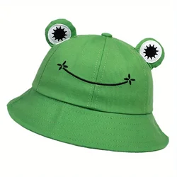 Kids Summer Fishman Hats Frog Hat Autumn Versatile Internet Celebrity Sun Protection Bucket Hats Cute Cartoon Personality