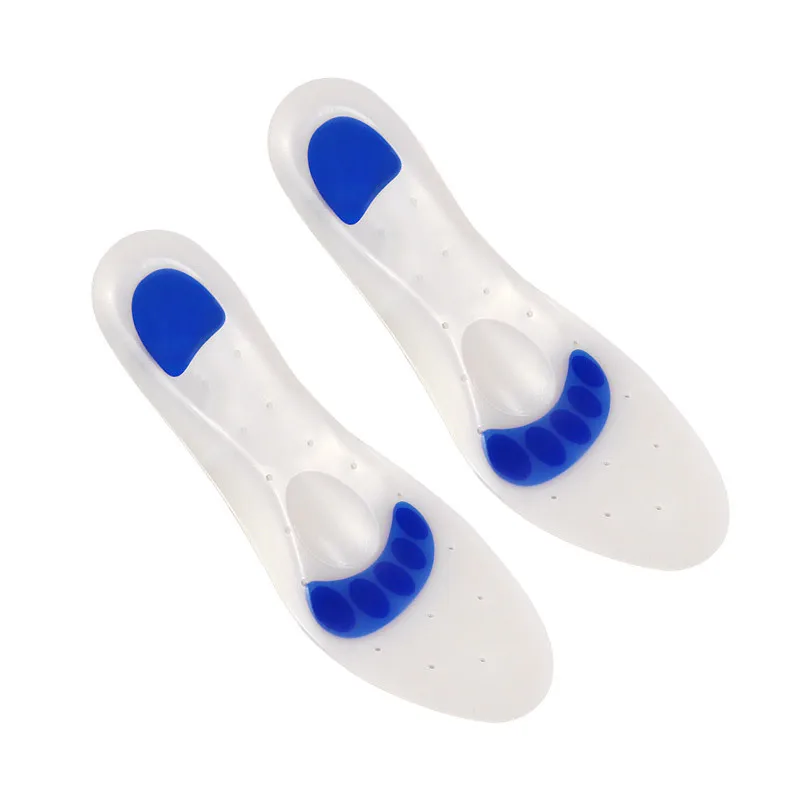 Silicone Gel Orthopedic Sports Insoles Pads For Shoes Soes Flat Feet Arch Support Corrector Plantar Fasciitis Heel Spur Shoe Pad