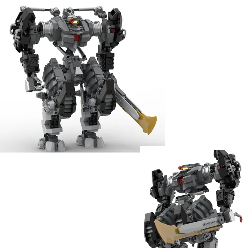 

1049PCS MOC Sci-fi Mecha Orpheus Heavy Mecha Robot Model DIY Assembly Building Blocks Toy Children's Birthday Gift