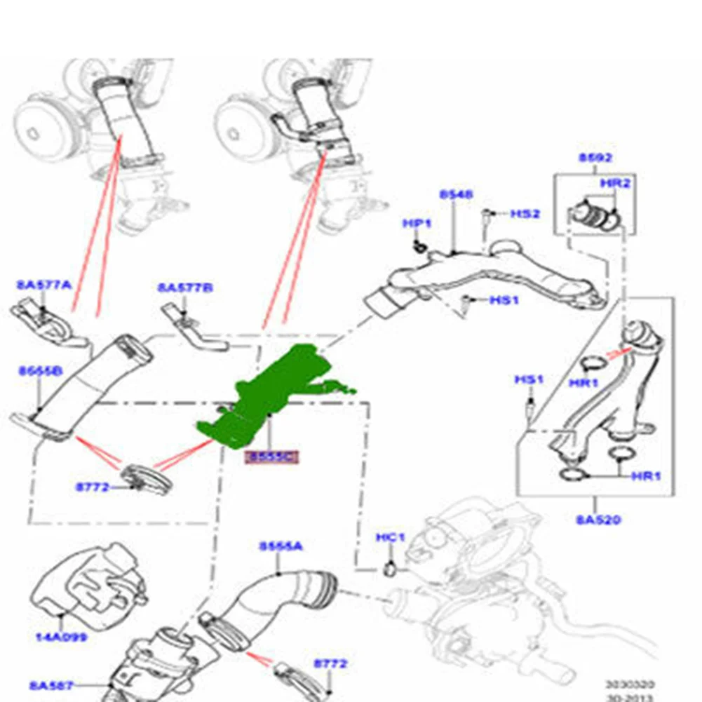 Auto Kühler Kühlmittel Rohr Thermostat Wasser Outlet Schlauch Für Land Rover Range Rover Sport Defender 90 110 Für Jaguar F-pace XE XF