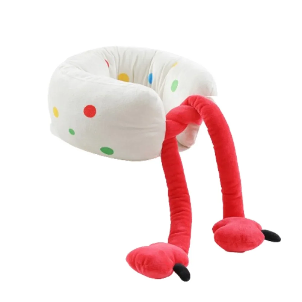 

U Shaped Travel Neck Pillow Adjustable Cartoon Design Office Nap Pillow Breathable PP Cotton Neck Support Pillow Airplane Travel