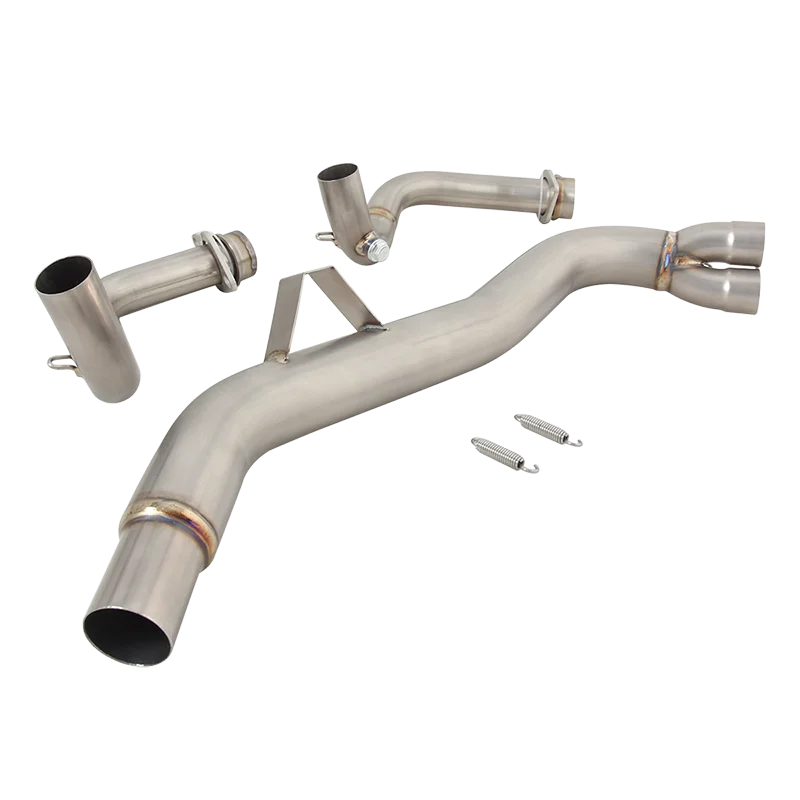 Slip On For YAMAHA Tenere700 2019-2024 For Tenere 700 Rally Edition 2020-2024 Motorcycle Exhaust Titanium Alloy Front Link Pipe