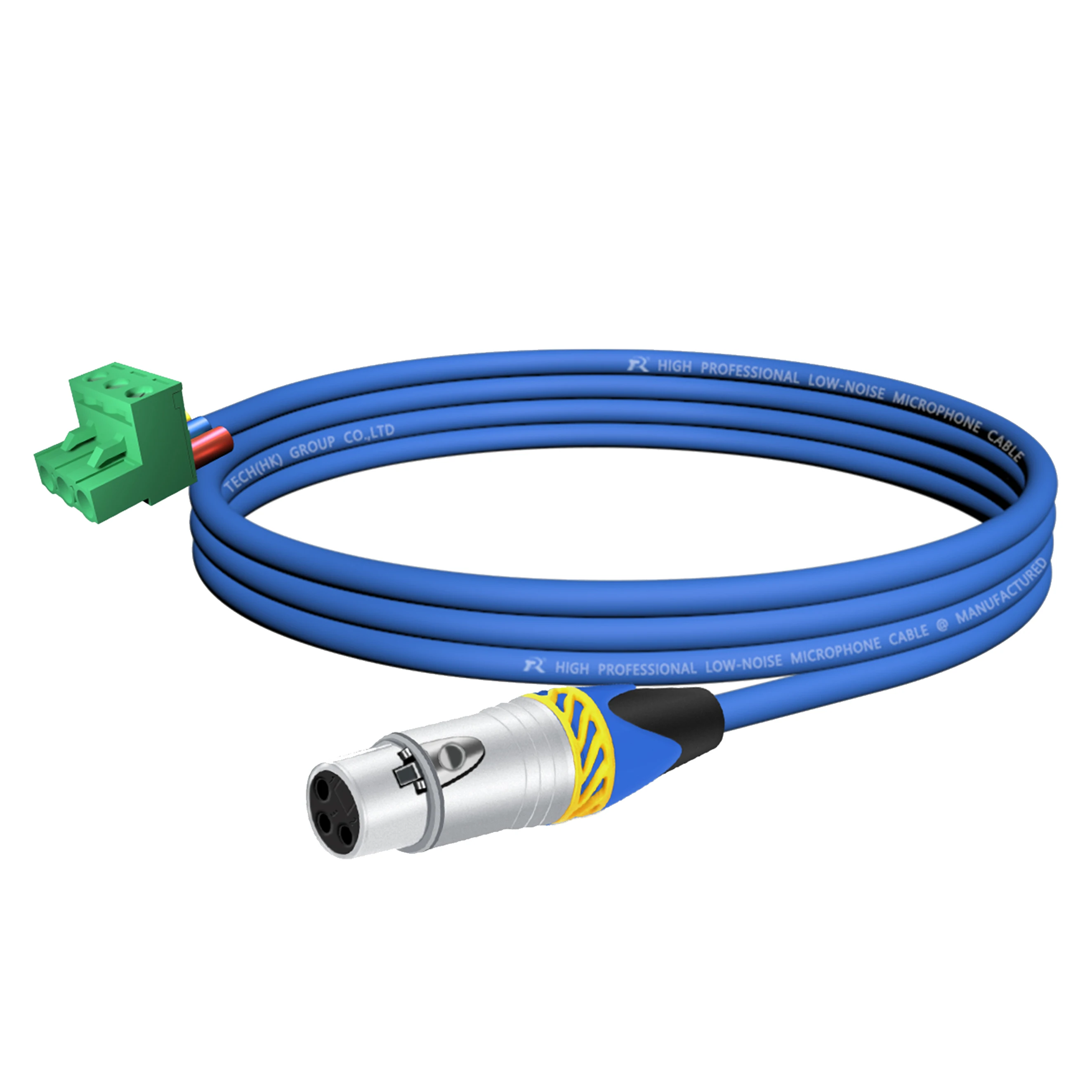 5,08mm 3-Pin Phoenix Terminal zu Direktanschluss 3P XLR-Stecker, Geräuscharmes Abgeschirmtes Mikrofonkabel für Stabile Audiosignalübertragung – Detail 14